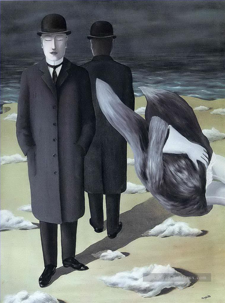 夜の意味 1927年 ルネ・マグリット油絵
